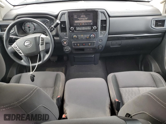 2022 Nissan Titan S with VIN 1N6AA1EC1NN107530, listed as a Copart auction lot 52035905 with 44,873 mi miles and Salvage title. Bid and sale history available at DreamBid. Image 8.