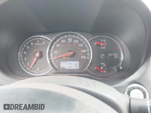 2012 Nissan Maxima S with VIN 1N4AA5AP1CC819585, listed as a IAAI auction lot 42244364 with 180,488 mi miles and . Bid and sale history available at DreamBid. Image 7.