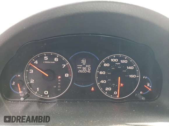2005 Acura TSX with VIN JH4CL96985C033699, listed as a Copart auction lot 55130015 with 260,046 mi miles and Salvage title. Bid and sale history available at DreamBid. Image 9.
