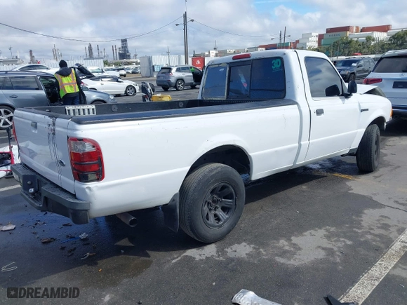 2005 Ford Ranger XL with VIN 1FTYR10U95PA65011, listed as a IAAI auction lot 41777534 with 1 mi miles. Bid and sale history available at carsss.com. Image 4.