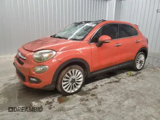 2016 FIAT 500X Lounge with VIN ZFBCFXDT0GP317640, listed as a Copart auction lot 45131415 with 60,715 mi miles and Clean Title. Bid and sale history available at carsss.com. Image 1.