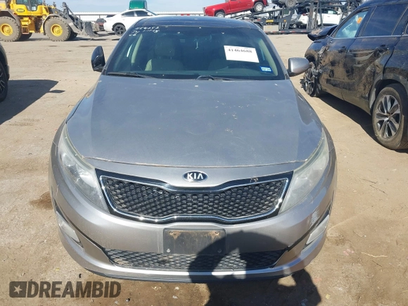 2014 Kia Optima EX z VIN 5XXGN4A74EG260054, wystawiony jako IAAI lot #41464688 z przebiegiem 40 498 mil mil oraz . Historia ofert i sprzedaży dostępna na DreamBid. Obrazek 12.