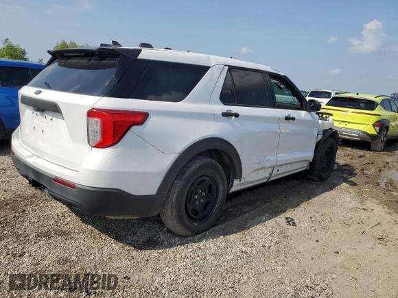 2021 Ford Police Interceptor Utility z VIN 1FM5K8AW7MNA13592, wystawiony jako Copart lot #54770705 z przebiegiem Nie podano mil oraz Tytuł czysty. Historia ofert i sprzedaży dostępna na DreamBid. Obrazek 3.