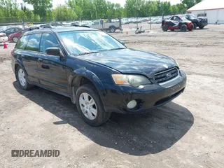 2005 Subaru Legacy Outback with VIN 4S4BP61C657353515, listed as a IAAI auction lot 42343431 with 242,015 mi miles and . Bid and sale history available at DreamBid. Image 1.