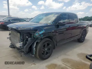 2021 Honda Ridgeline Black Edition with VIN 5FPYK3F86MB027049, listed as a Copart auction lot 61644225 with 54,280 mi miles and Salvage title. Bid and sale history available at DreamBid. Image 1.