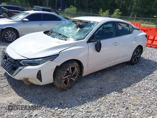 2024 Nissan Sentra SV with VIN 3N1AB8CV2RY373597, listed as a IAAI auction lot 42691212 with Not provided miles and . Bid and sale history available at DreamBid. Image 2.