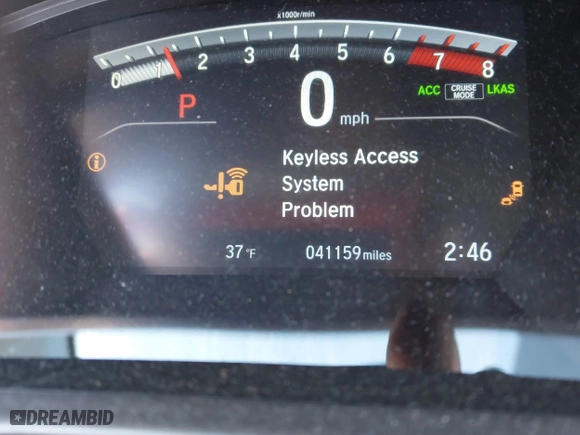 2019 Honda CR-V EX-L with VIN 7FARW2H83KE062075, listed as a IAAI auction lot 41868640 with 41,159 mi miles. Bid and sale history available at carsss.com. Image 16.