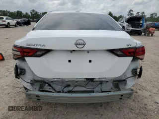 2024 Nissan Sentra SV with VIN 3N1AB8CV8RY294029, listed as a Copart auction lot 54939025 with 29,723 mi miles and Salvage Title. Bid and sale history available at DreamBid. Image 6.