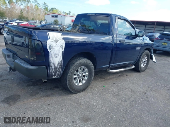 2013 Ram 1500 Tradesman with VIN 3C6JR6AP0DG503528, listed as a IAAI auction lot 41717153 with 98,926 mi miles and . Bid and sale history available at DreamBid. Image 4.