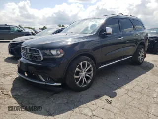 2016 Dodge Durango Citadel Anodized Platinum with VIN 1C4SDJET4GC413098, listed as a Copart auction lot 66096714 with 126,620 mi miles and Salvage title. Bid and sale history available at DreamBid. Image 1.