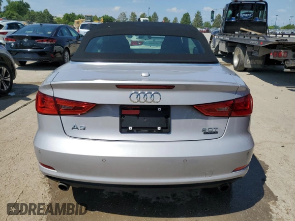 2015 Audi A3 с VIN WAU7FLFFXF1109818, выставлен на аукционе Copart как лот 58833324 с пробегом 5 525 миль миль и Списание • Salvage title. История ставок и продаж доступна на DreamBid. Изображение 6.