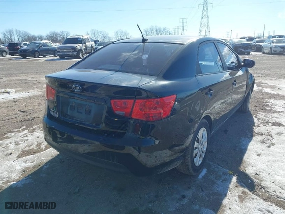 2010 Kia Forte LX with VIN KNAFT4A24A5809155, listed as a IAAI auction lot 41374916 with NaN miles. Bid and sale history available at carsss.com. Image 4.