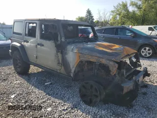 2018 Jeep Wrangler JK Unlimited Sport S with VIN 1C4BJWDG0JL912451, listed as a Copart auction lot 68477194 with 0 mi miles and Non Repairable. Bid and sale history available at carsss.com. Image 4.