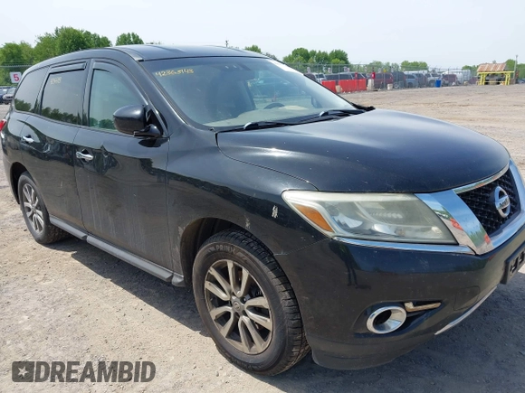 2013 Nissan Pathfinder Platinum with VIN 5N1AR2MM7DC680644, listed as a IAAI auction lot 42363143 with 215,060 mi miles and . Bid and sale history available at DreamBid. Image 1.