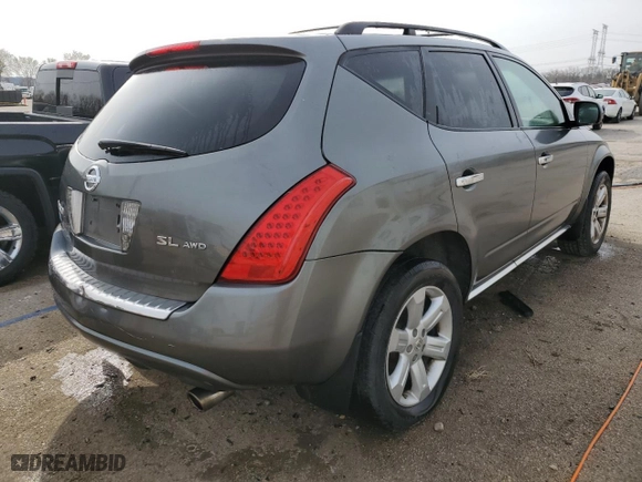 2007 Nissan Murano SL with VIN JN8AZ08W97W658351, listed as a Copart auction lot 51098515 with 148,467 mi miles and Salvage Title. Bid and sale history available at carsss.com. Image 3.