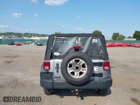 2013 Jeep Wrangler Sport with VIN 1C4AJWAG5DL639365, listed as a IAAI auction lot 40342277 with 117,109 mi miles and . Bid and sale history available at DreamBid. Image 16.