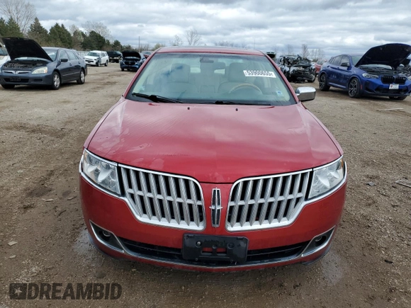 2010 Lincoln MKZ with VIN 3LNHL2JC7AR754265, listed as a Copart auction lot 53900655 with 94,259 mi miles and Salvage title. Bid and sale history available at DreamBid. Image 5.