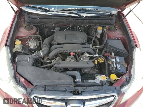 2010 Subaru Legacy Premium All-Weather Anniversary with VIN 4S3BMCG61A3237413, listed as a Copart auction lot 59205785 with 276,668 mi miles and Salvage title. Bid and sale history available at DreamBid. Image 11.