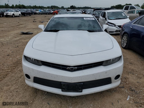 2015 Chevrolet Camaro LS with VIN 2G1FB1E39F9107620, listed as a Copart auction lot 62277813 with 92222 miles and Salvage Title. Bid and sale history available at carsss.com. Image 5.