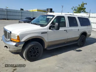 2000 Ford Excursion Limited с VIN 1FMNU43SXYED53743, выставлен на аукционе Copart как лот 59313845 с пробегом 391 409 миль миль и Списание • Salvage title. История ставок и продаж доступна на DreamBid. Изображение 1.