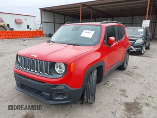 2017 Jeep Renegade Latitude with VIN ZACCJABB1HPG28699, listed as a IAAI auction lot 41640513 with 181,946 mi miles. Bid and sale history available at carsss.com. Image 2.