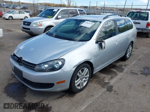 2013 Volkswagen Jetta SportWagen TDI with VIN 3VWPL7AJ3DM694141, listed as a IAAI auction lot 42062170 with 119,548 mi miles. Bid and sale history available at carsss.com. Image 2.