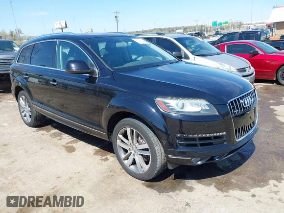 2012 Audi Q7 3.0T Premium Plus with VIN WA1LGAFE7CD002515, listed as a IAAI auction lot 41889054 with 130,442 mi miles. Bid and sale history available at carsss.com. Image 1.