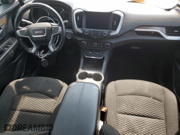 2019 GMC Terrain SLE with VIN 3GKALTEX0KL176558, listed as a Copart auction lot 59728064 with 112,816 mi miles and Salvage Title. Bid and sale history available at carsss.com. Image 8.