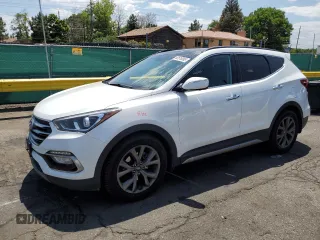 2017 Hyundai Santa Fe Ultimate with VIN 5XYZWDLA2HG466925, listed as a Copart auction lot 62516895 with 102,202 mi miles and Salvage title. Bid and sale history available at DreamBid. Image 1.