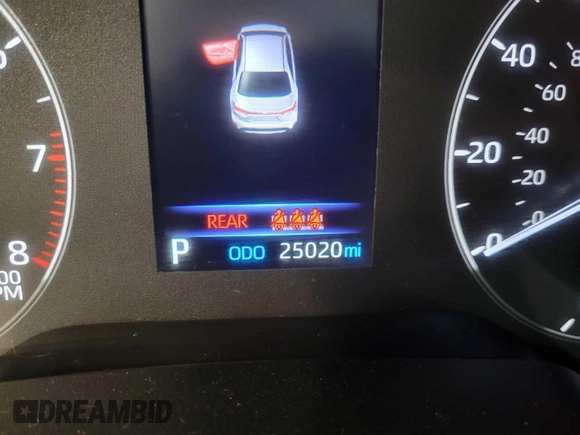 2024 Toyota Corolla LE with VIN 5YFB4MDE8RP137586, listed as a IAAI auction lot 42791681 with 25,019 mi miles and . Bid and sale history available at DreamBid. Image 12.