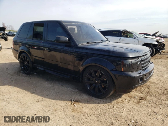 2008 Land Rover Range Rover Sport SC with VIN SALSH23488A185862, listed as a Copart auction lot 54445615 with 147,187 mi miles and Salvage title. Bid and sale history available at DreamBid. Image 4.