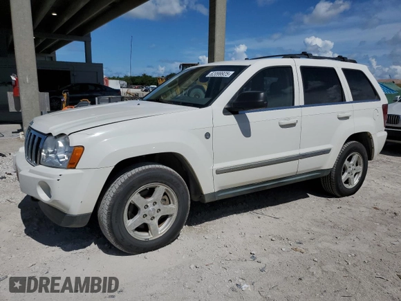 2007 Jeep Grand Cherokee Limited with VIN 1J8HR58N07C688556, listed as a Copart auction lot 62099925 with 90,980 mi miles and Clean title. Bid and sale history available at DreamBid. Image 1.