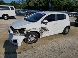 2016 Chevrolet Sonic LT with VIN 1G1JC6SH7G4168926, listed as a Copart auction lot 52443675 with 54,553 mi miles and Salvage Title. Bid and sale history available at carsss.com. Image 1.