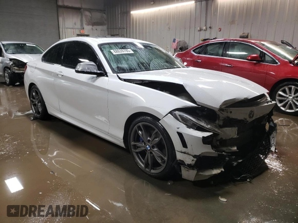 2016 BMW 2 Series M235i xDrive with VIN WBA1J9C50GV372185, listed as a Copart auction lot 88039785 with 84,187 mi miles and Salvage Title. Bid and sale history available at carsss.com. Image 4.