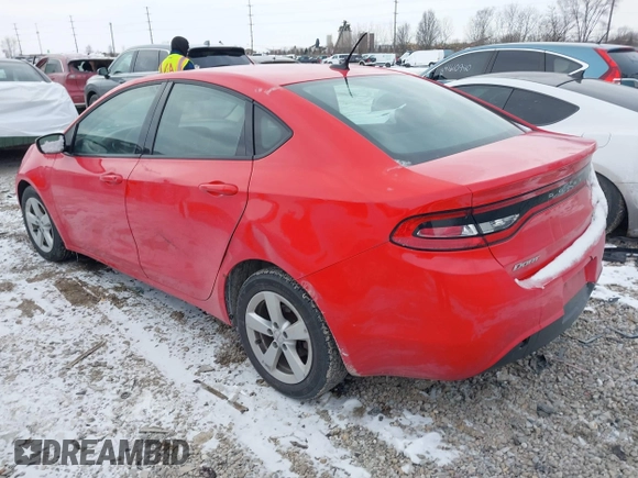 2016 Dodge Dart SXT with VIN 1C3CDFBA6GD720517, listed as a IAAI auction lot 41634276 with 121,260 mi miles and . Bid and sale history available at carsss.com. Image 3.