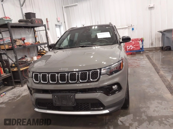 2023 Jeep Compass Limited с VIN 3C4NJDCN1PT524479, выставлен на аукционе IAAI как лот 41955772 с пробегом 40 125 миль миль и . История ставок и продаж доступна на DreamBid. Изображение 12.