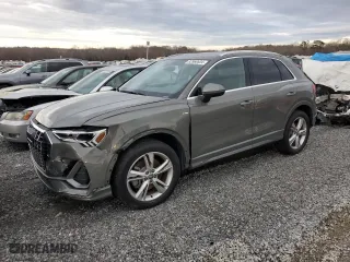 2020 Audi Q3 S line Premium Plus with VIN WA1EECF36L1113941, listed as a Copart auction lot 82960604 with 29,723 mi miles and Salvage Title. Bid and sale history available at carsss.com. Image 1.