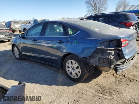2019 Ford Fusion S with VIN 3FA6P0G71KR199089, listed as a Copart auction lot 46872075 with 85,472 mi miles and Salvage Title. Bid and sale history available at DreamBid. Image 2.