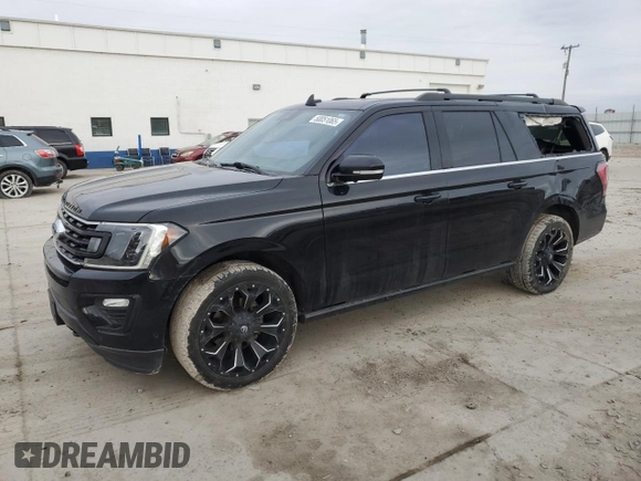 2019 Ford Expedition Max Limited z VIN 1FMJK2AT6KEA69750, wystawiony jako Copart lot #50051065 z przebiegiem 78 819 mil mil oraz Szkody całkowita. Historia ofert i sprzedaży dostępna na DreamBid. Obrazek 1.