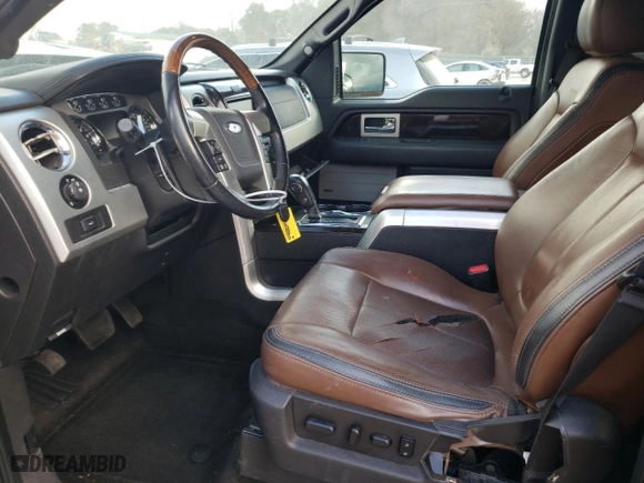 2013 Ford F-150 XLT with VIN 1FTFW1E66DFC78433, listed as a Copart auction lot 80254914 with 129,612 mi miles and Salvage Title. Bid and sale history available at carsss.com. Image 7.