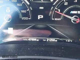 2019 BMW M5 with VIN WBSJF0C53KB448064, listed as a IAAI auction lot 41322325 with 47,694 mi miles. Bid and sale history available at carsss.com. Image 15.