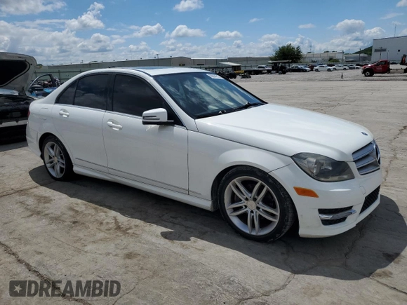 2013 Mercedes-Benz C 250 Sport with VIN WDDGF4HB1DR270887, listed as a Copart auction lot 56064215 with 267,210 mi miles and Clean Title. Bid and sale history available at DreamBid. Image 4.