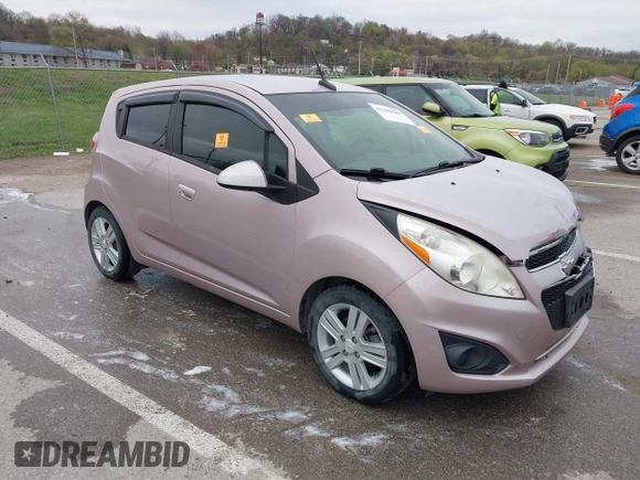 2013 Chevrolet Spark LS with VIN KL8CB6S97DC589891, listed as a IAAI auction lot 41909088 with 144,480 mi miles. Bid and sale history available at carsss.com. Image 1.