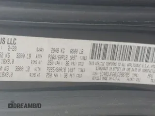 2020 Dodge Durango Pursuit with VIN 1C4RDJFG8LC286785, listed as a Copart auction lot 58912305 with Not provided miles and Salvage title. Bid and sale history available at DreamBid. Image 14.