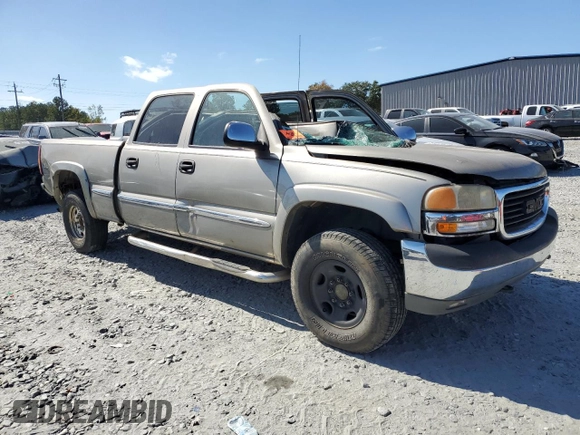 2002 GMC Sierra 1500HD SLE z VIN 1GTGK13U52F232896, wystawiony jako Copart lot #76999294 z przebiegiem Nie podano mil oraz Szkoda całkowita • Salvage title. Historia ofert i sprzedaży dostępna na DreamBid. Obrazek 4.