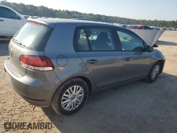 2011 Volkswagen Golf with VIN WVWDA7AJ1BW261006, listed as a Copart auction lot 56960695 with Not provided miles and Salvage title. Bid and sale history available at DreamBid. Image 3.