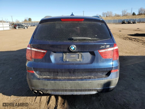 2011 BMW X3 28i with VIN 5UXWX5C55BL712630, listed as a Copart auction lot 46926355 with 99,139 mi miles and Salvage Title. Bid and sale history available at carsss.com. Image 6.