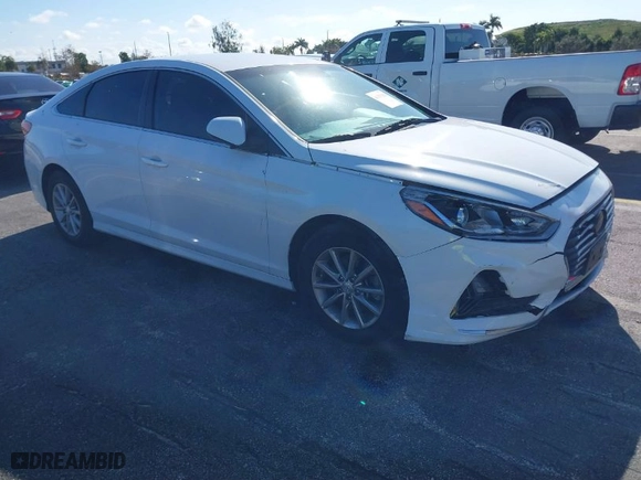 2019 Hyundai Sonata SE with VIN 5NPE24AF7KH791014, listed as a IAAI auction lot 41151136 with 101,469 mi miles. Bid and sale history available at carsss.com. Image 1.