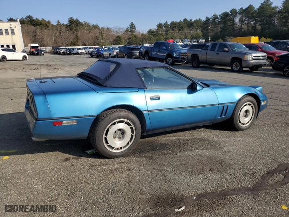 1987 Chevrolet Corvette with VIN 1G1YY3184H5130470, listed as a Copart auction lot 48890195 with 82,871 mi miles and Clean Title. Bid and sale history available at carsss.com. Image 3.