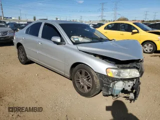 2008 Volvo S60 2.5T with VIN YV1RH592482680707, listed as a Copart auction lot 76586424 with 188,133 mi miles and Salvage Title. Bid and sale history available at carsss.com. Image 4.